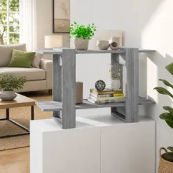 Grey Sonoma Oak Book Cabinet – Strong and Stylish