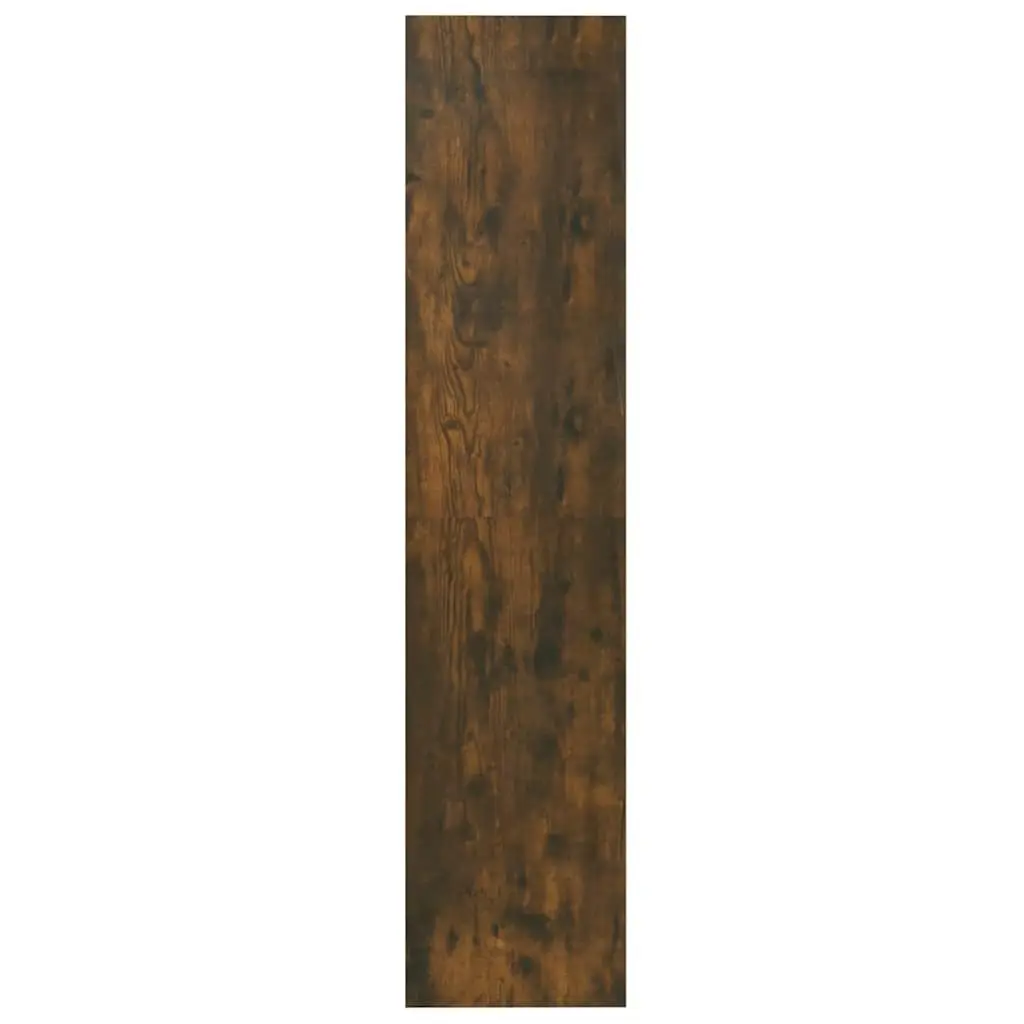 Book Cabinet Smoked Oak 60W x 30D x 135H cm Room Divider Engineered Wood Bookshelf Storage Organiser