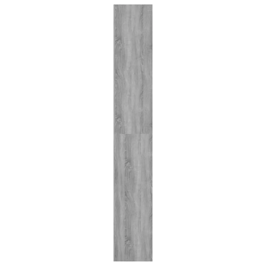 Book Cabinet Grey 60x30x198 cm Wooden Shelving Room Divider