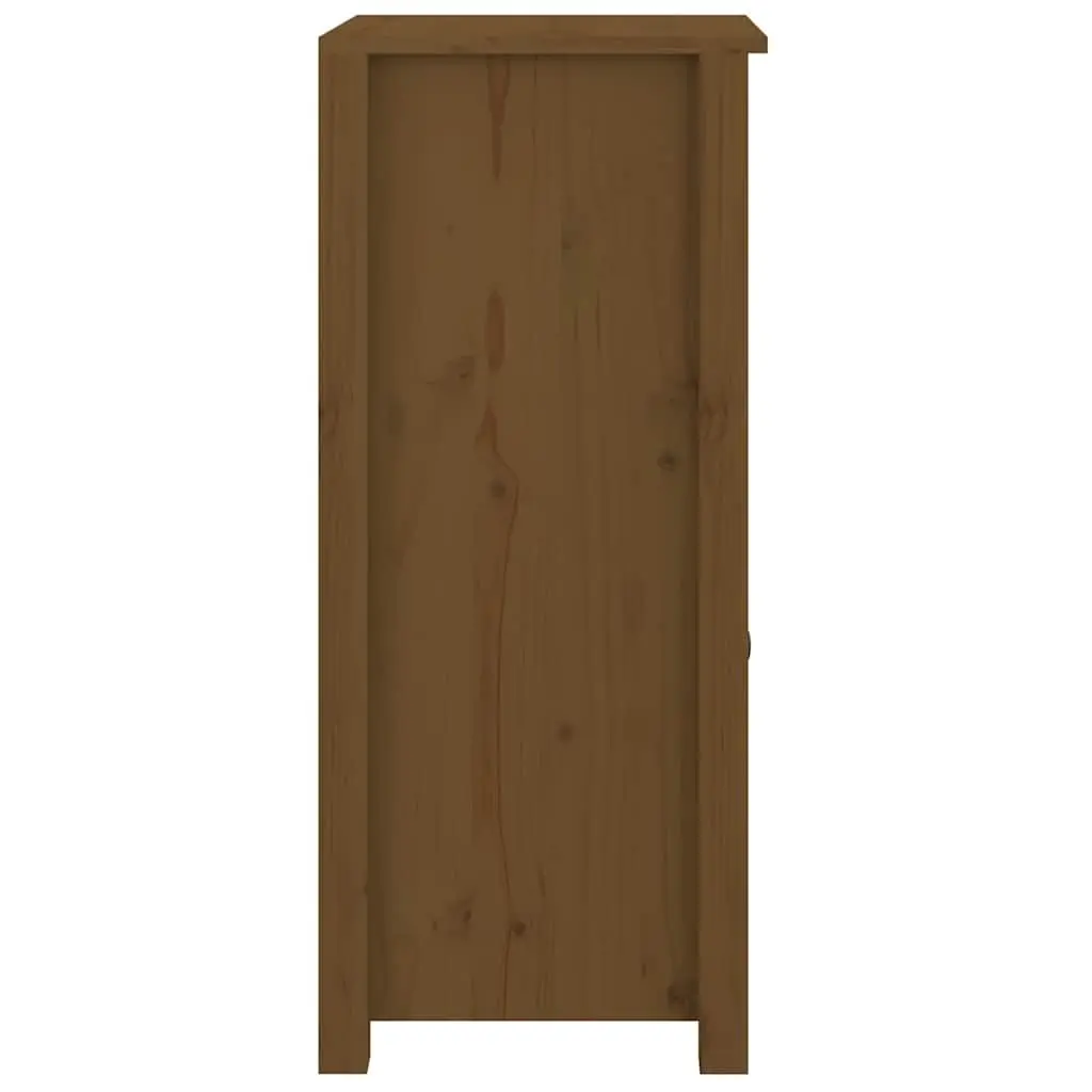 Solid Wood Sideboards Brown 2 Piece Storage Cabinet Furniture