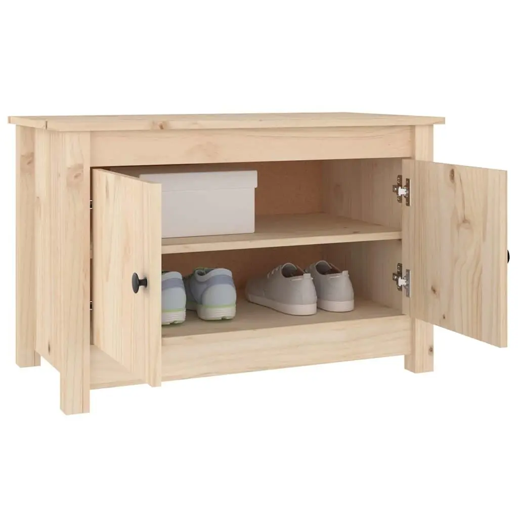 Shoe Cabinet Brown 70x38x45.5cm 2 Tier Storage Cupboard Organiser