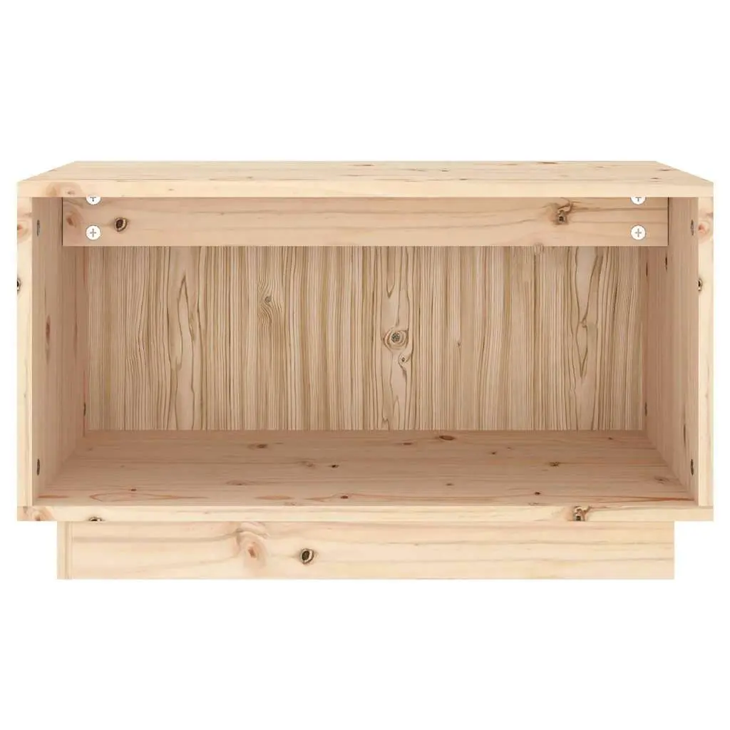 TV Cabinet 60x35x35 cm Solid Pine Wood Storage Unit Living Room Furniture Brown