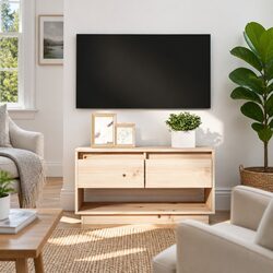 Pine Wood TV Cabinet