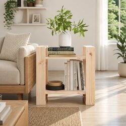 Wooden Book Cabinet 60x35x57cm