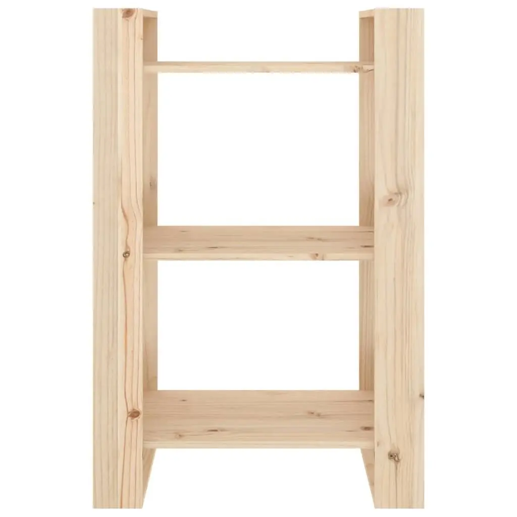 Solid Wood Book Cabinet Brown 60x35x91cm Sturdy Frame Room Divider