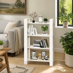 Concise Solid Pine Wood Book Cabinet for Your Space
