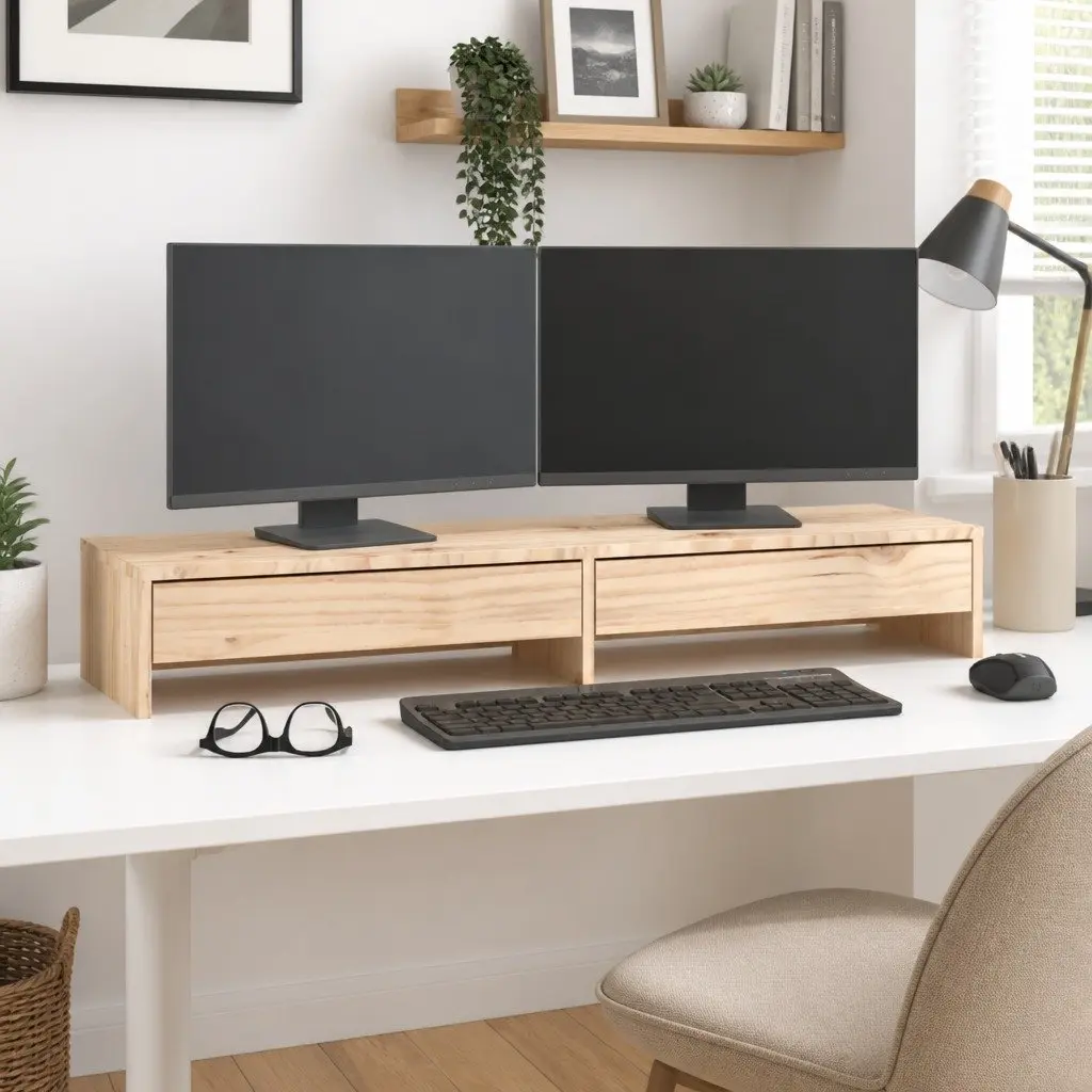 Monitor Stand Riser for Better Ergonomics