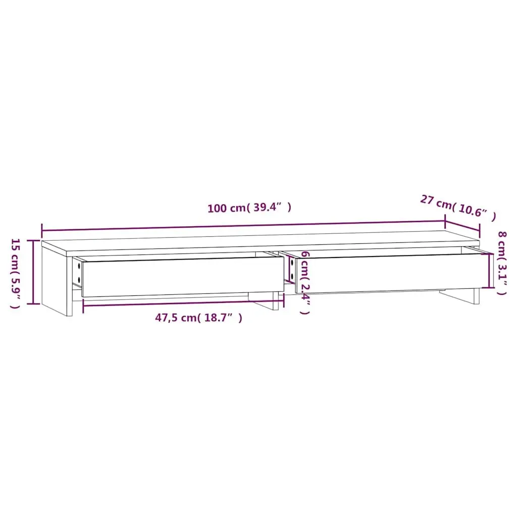 Monitor Stand Riser for Better Ergonomics