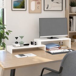 Compact and Durable Wooden Monitor Stand for Desks