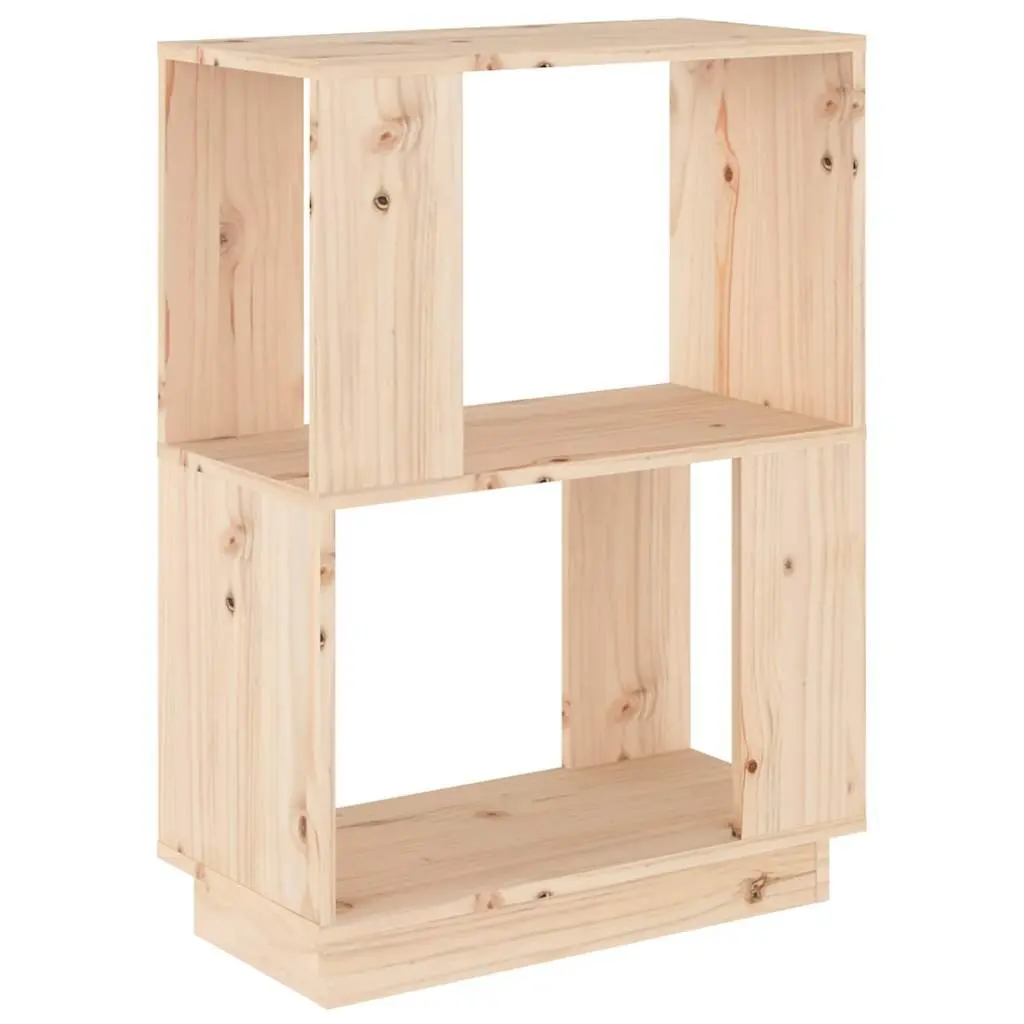 Wooden Bookshelf Brown 51W x 25D x 70H cm Sturdy Room Divider Storage Organizer