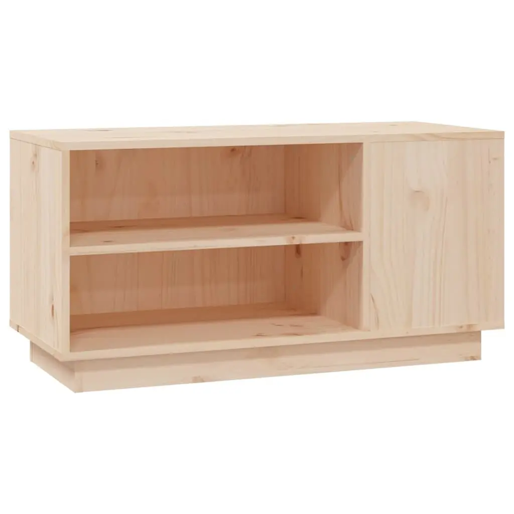 Brown Wooden TV Cabinet for Media Storage