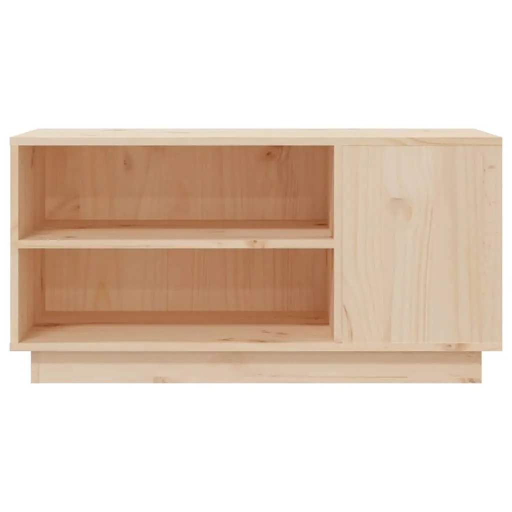 Brown Wooden TV Cabinet for Media Storage
