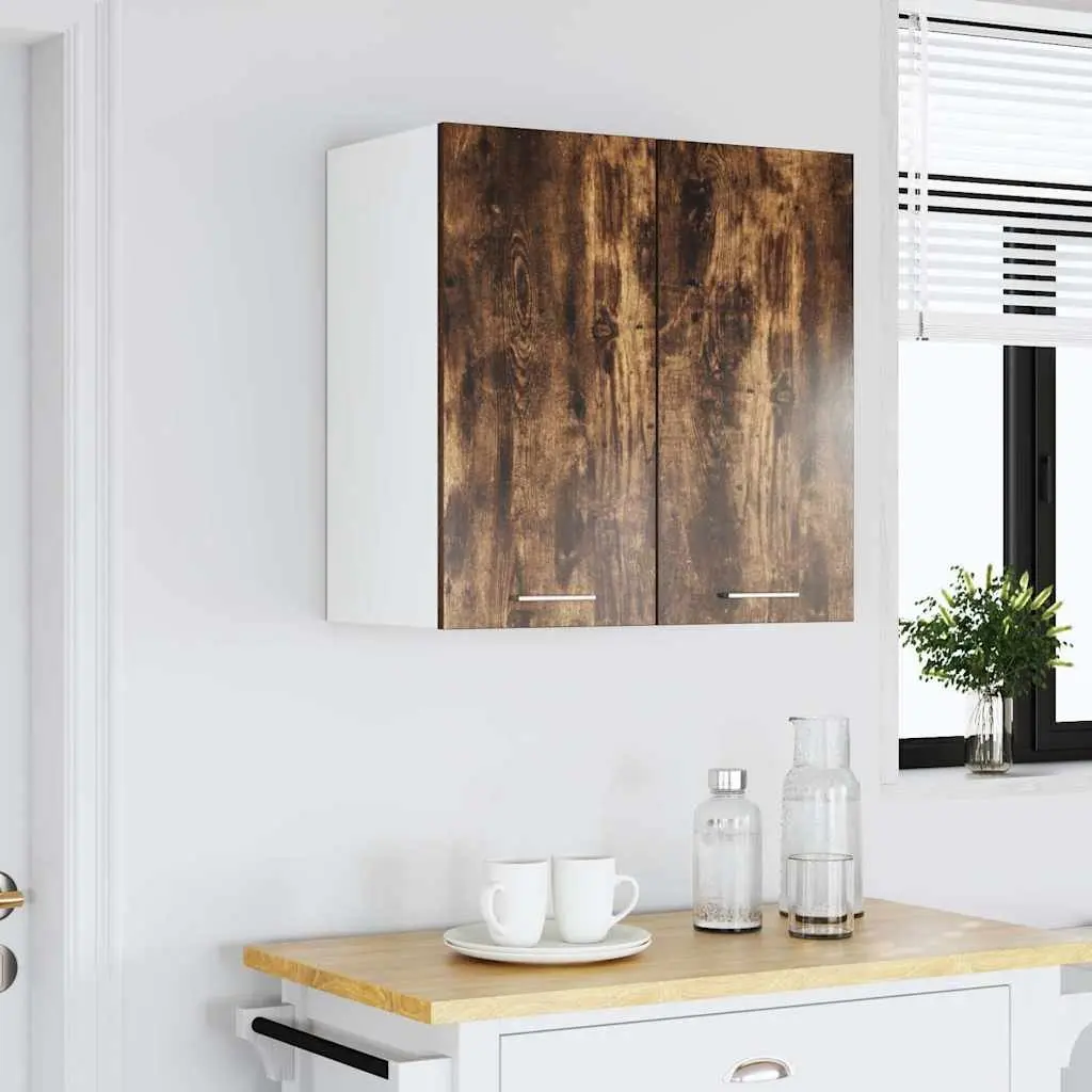 Hanging Cabinet Brown 60x31x60 cm Engineered Wood Wall Mount