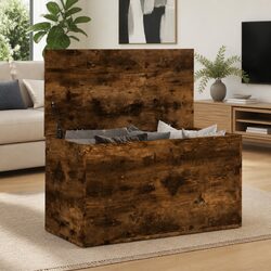 Compact Brown Storage Chest for Everyday Utility