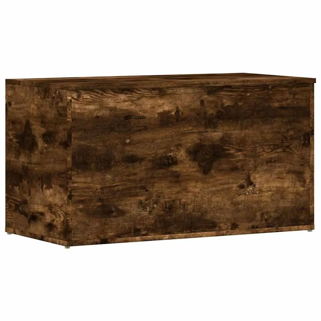 Storage Chest Brown Engineered Wood Bedroom Living Room Furniture Organiser Box