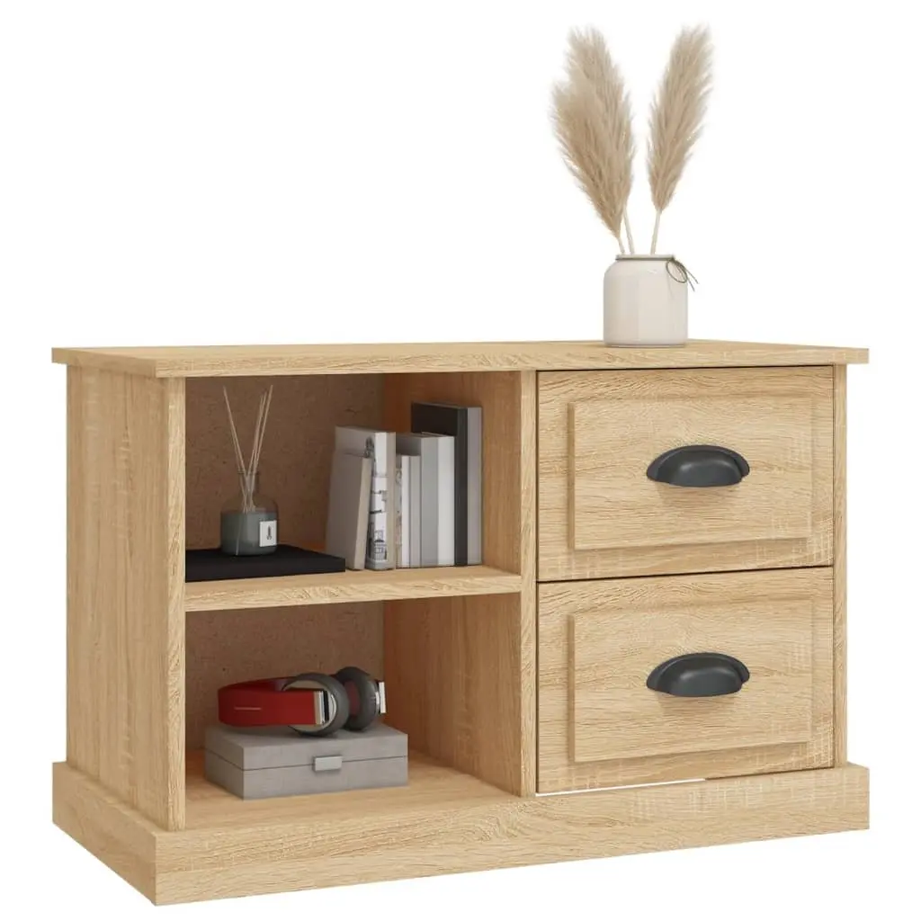 TV Cabinet Brown 73x35.5x47.5 cm Engineered Wood Storage Unit