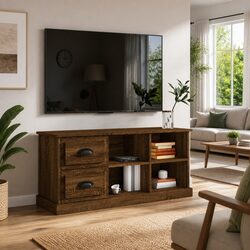 Brown Oak TV Cabinet - Perfect for Your Living Room