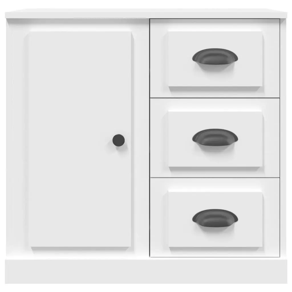 Sideboard White 70x35.5x67.5 cm Engineered Wood Storage Cabinet