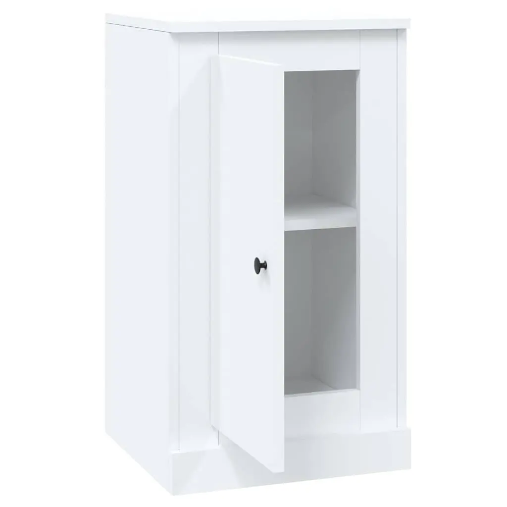 Sideboard White Engineered Wood Storage Cabinet Multipurpose