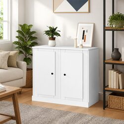 Compact White Sideboards for Storage and Display