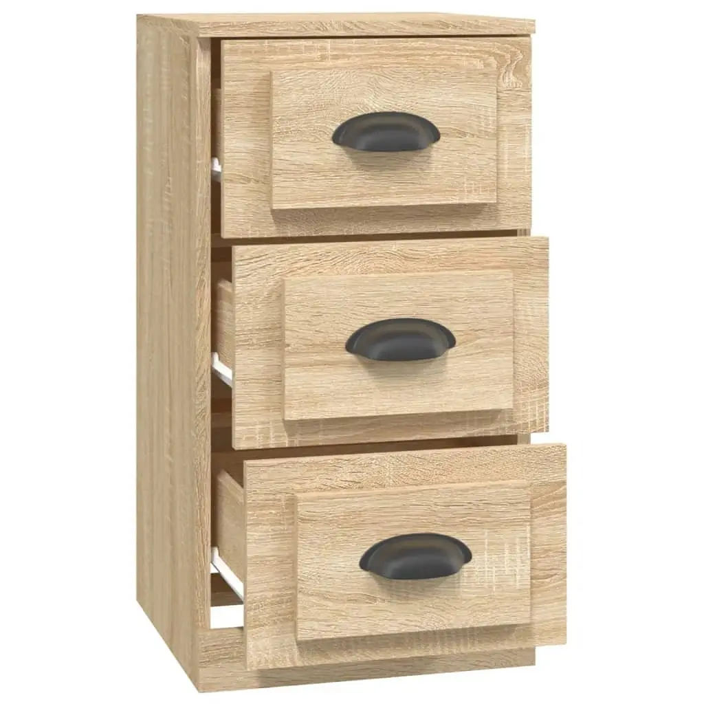 Sideboard Brown Engineered Wood Storage Cabinet Furniture Buffet Display Unit