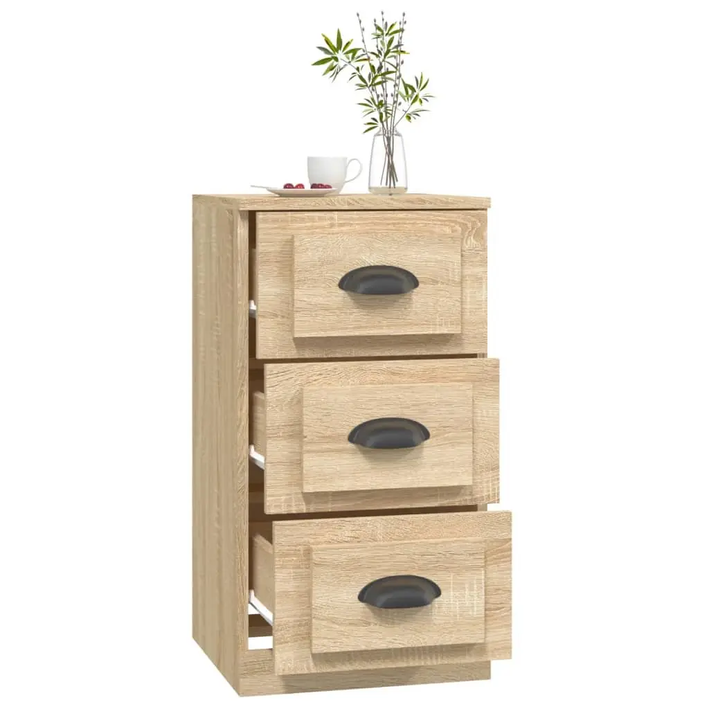 Sideboard Brown Engineered Wood Storage Cabinet Furniture Buffet Display Unit