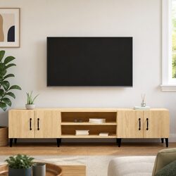 Brown Engineered Wood TV Cabinet