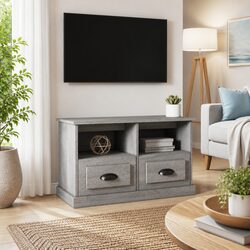 Grey Sonoma TV Cabinet: Stylish and Functional