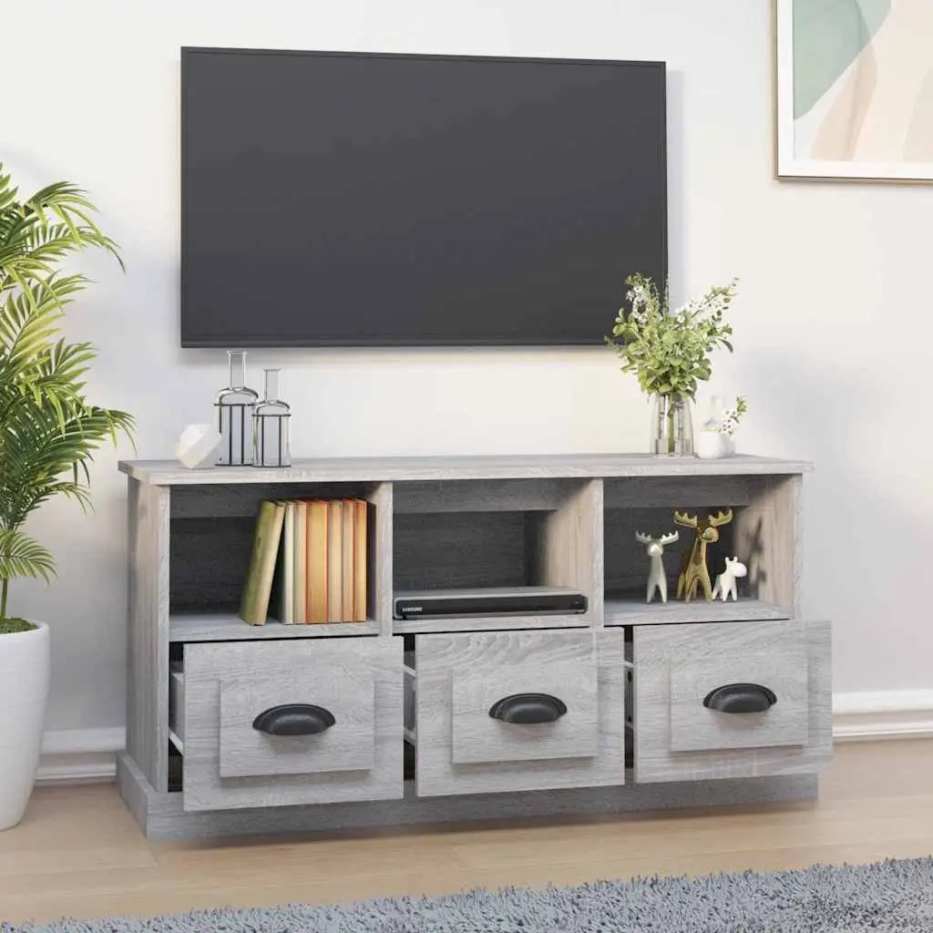 Grey Sonoma TV Cabinet with Ample Storage