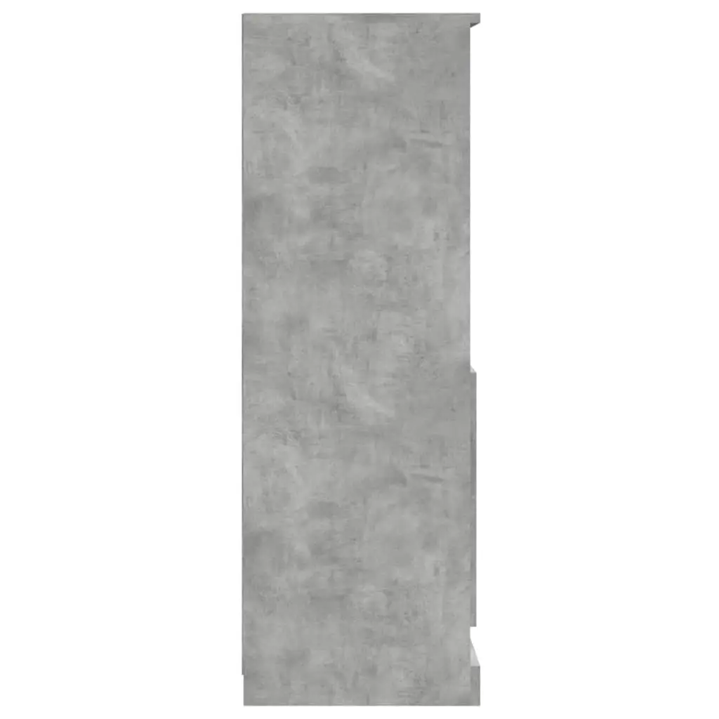 Sideboard Grey Engineered Wood 60x35.5x103.5 cm Storage Cabinet