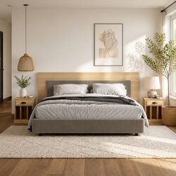Brown Sonoma Oak Bedside Cabinets Set of 2