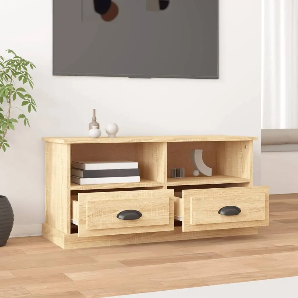 Brown TV Cabinet with Storage Options