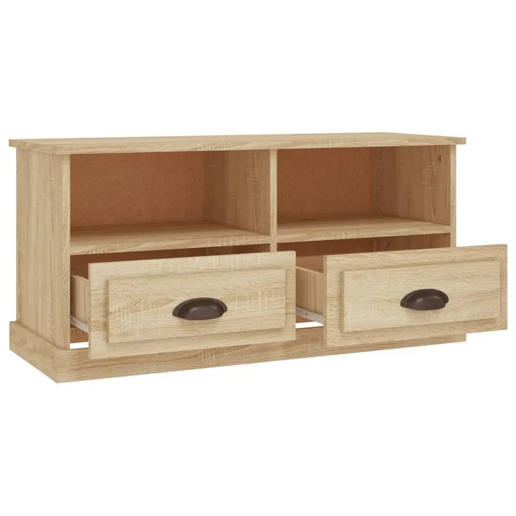 Brown TV Cabinet with Storage Options