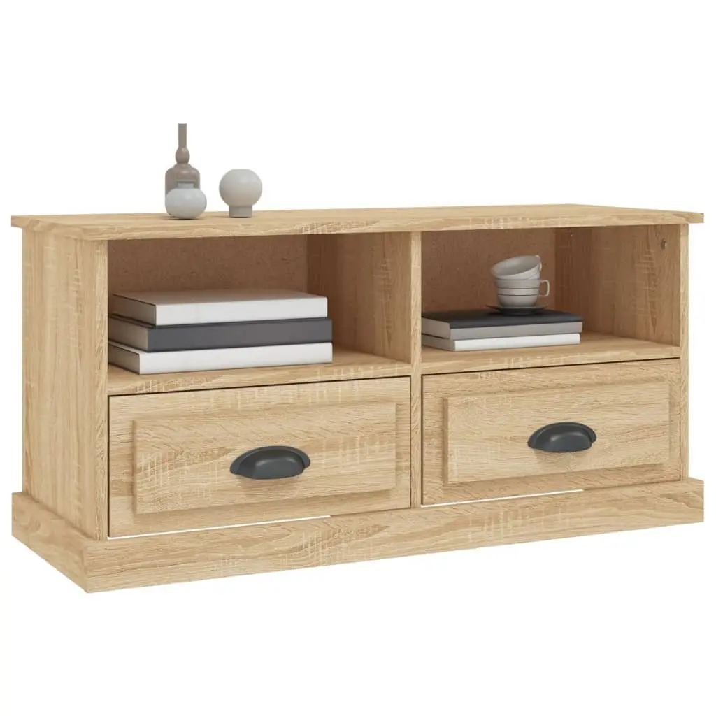 Brown TV Cabinet with Storage Options