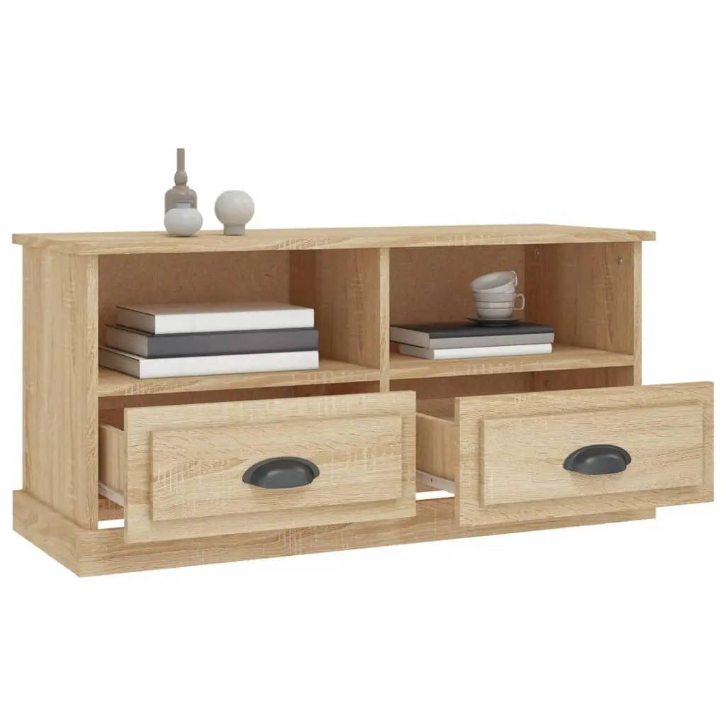 Brown TV Cabinet with Storage Options