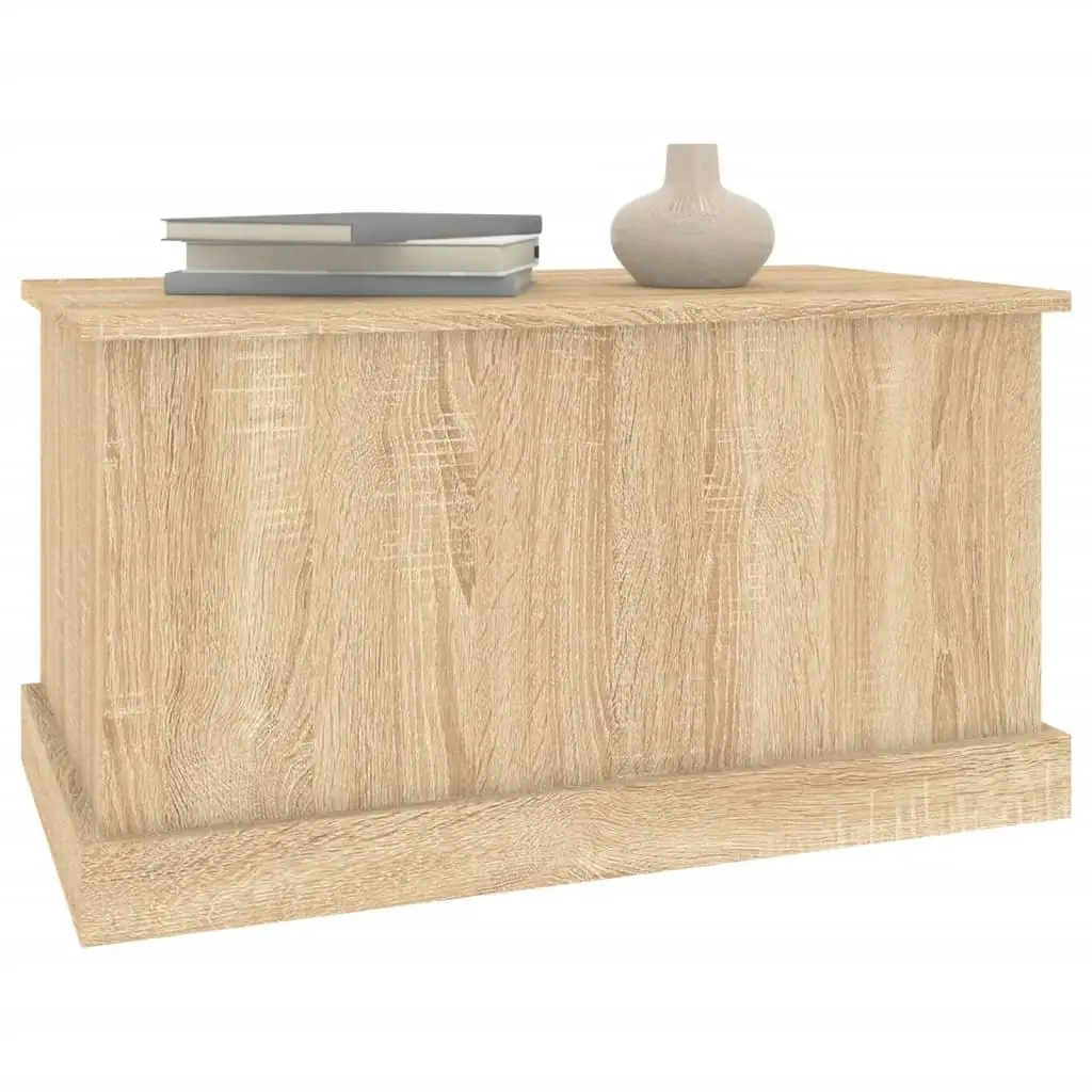 Storage Chest Box Brown Engineered Wood 70x40x38cm Lift-up Lid Moisture Resistant