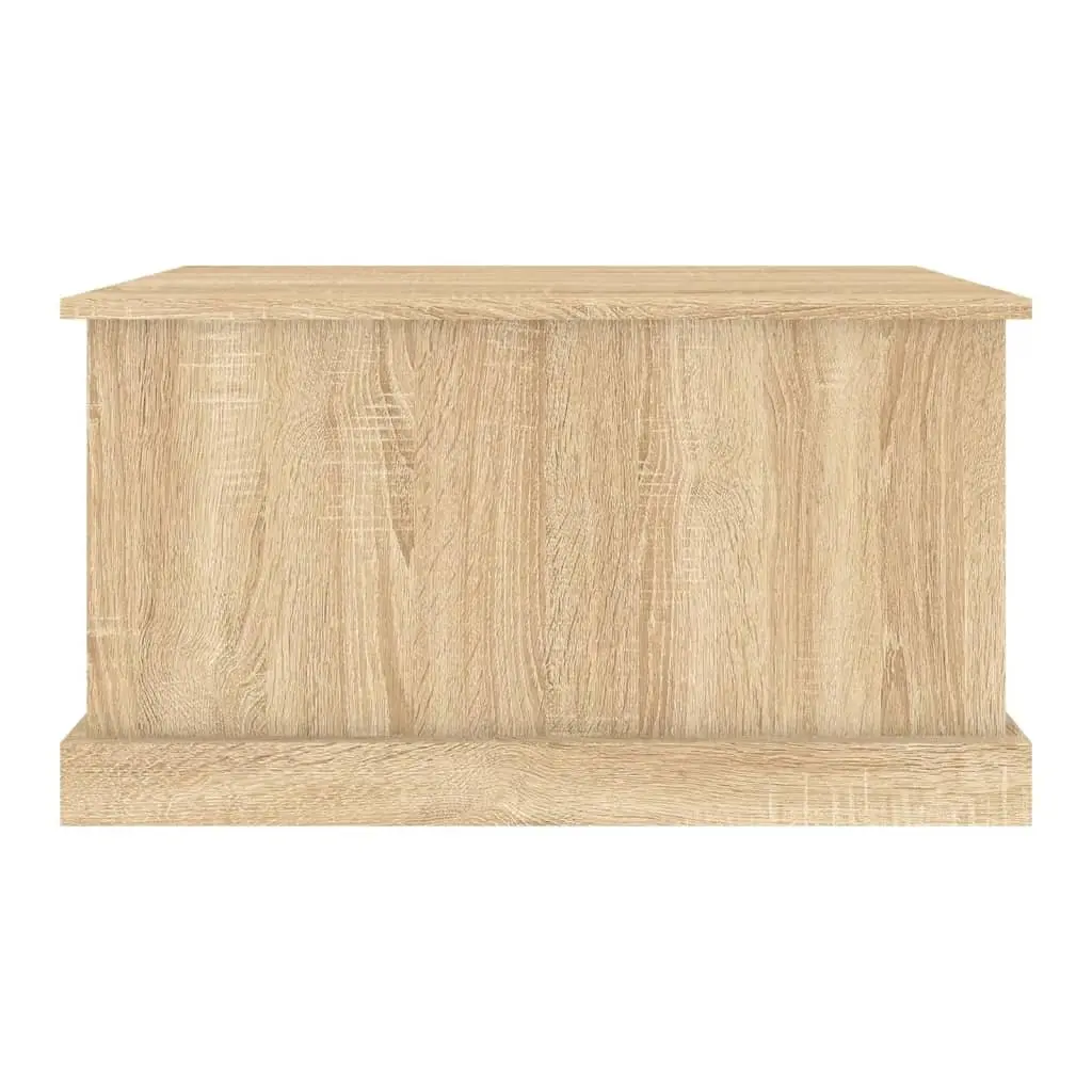 Storage Chest Box Brown Engineered Wood 70x40x38cm Lift-up Lid Moisture Resistant