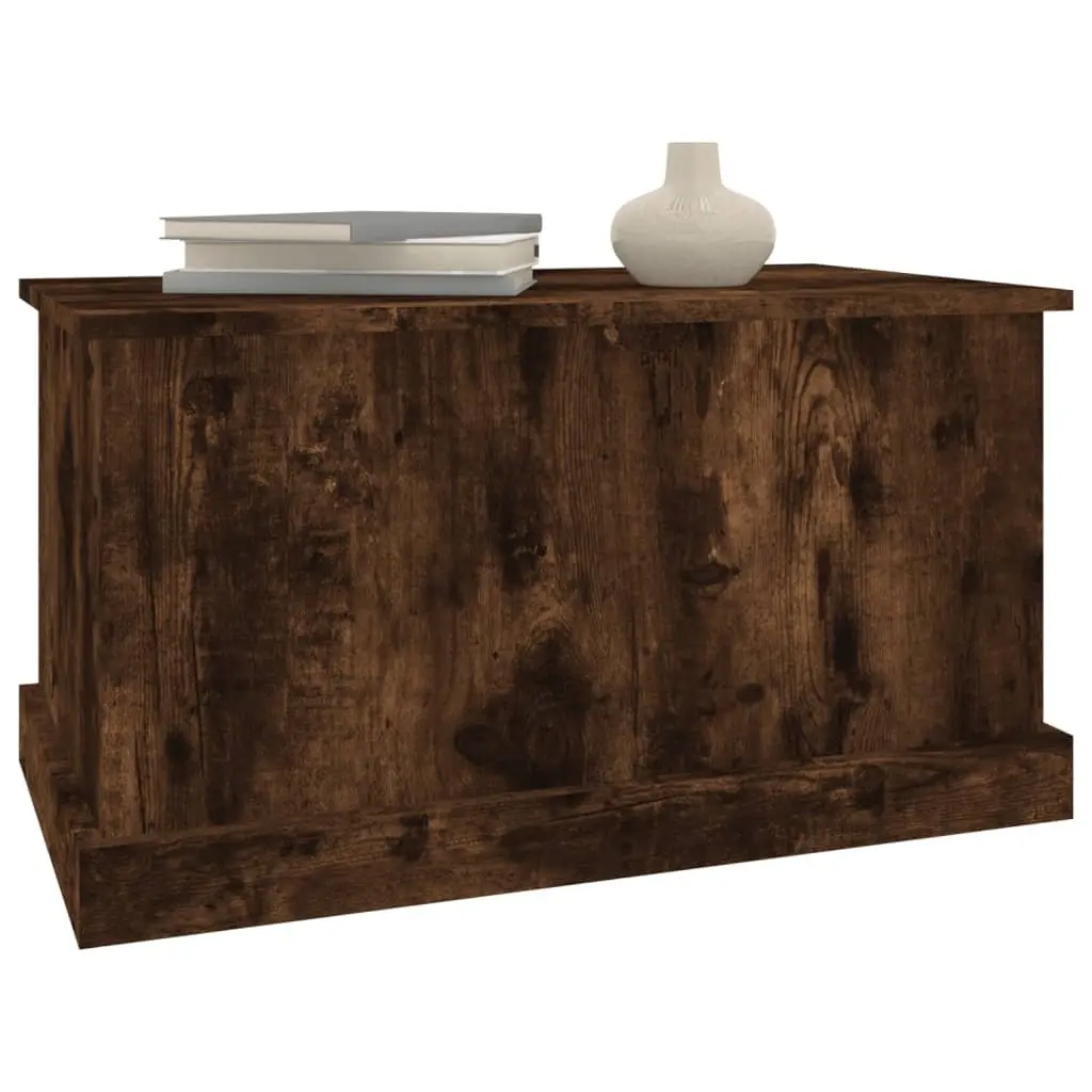 Storage Chest Brown Engineered Wood 70x40x38 cm Removable Lid