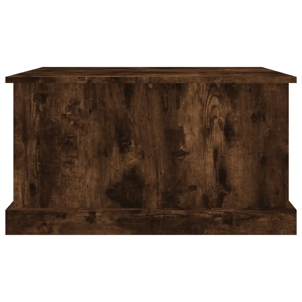 Storage Chest Brown Engineered Wood 70x40x38 cm Removable Lid