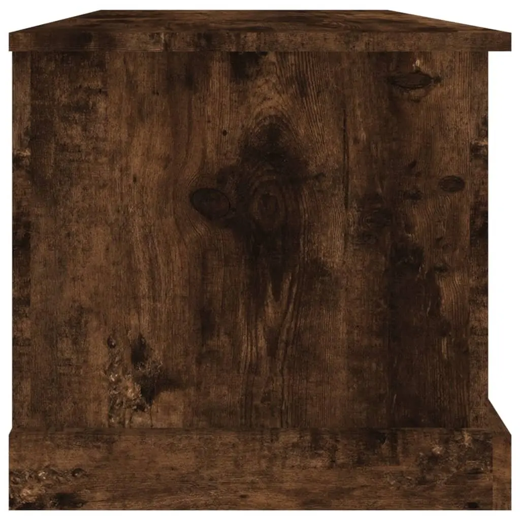 Storage Chest Brown Engineered Wood 70x40x38 cm Removable Lid