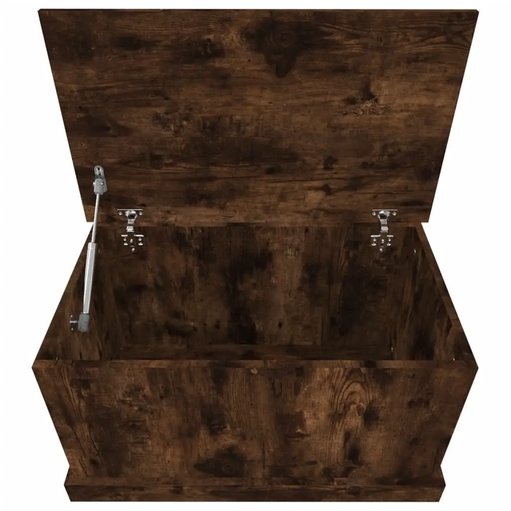Storage Chest Brown Engineered Wood 70x40x38 cm Removable Lid