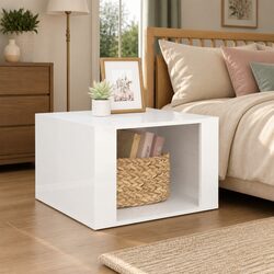 White Bedside Table for Easy Living