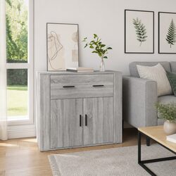 Grey Sideboard with Storage Solutions
