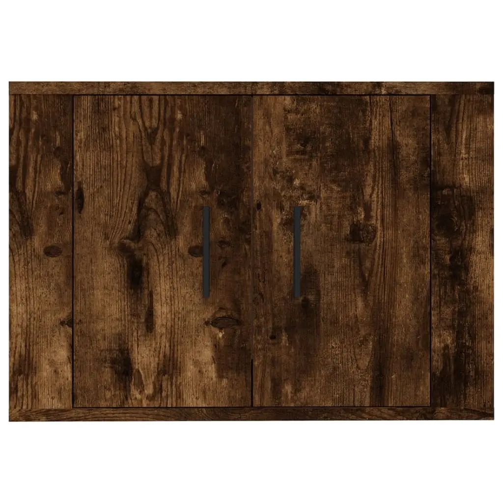 Wall Mounted TV Cabinet Brown Engineered Wood 57x34.5x40cm Space Saving Storage Unit