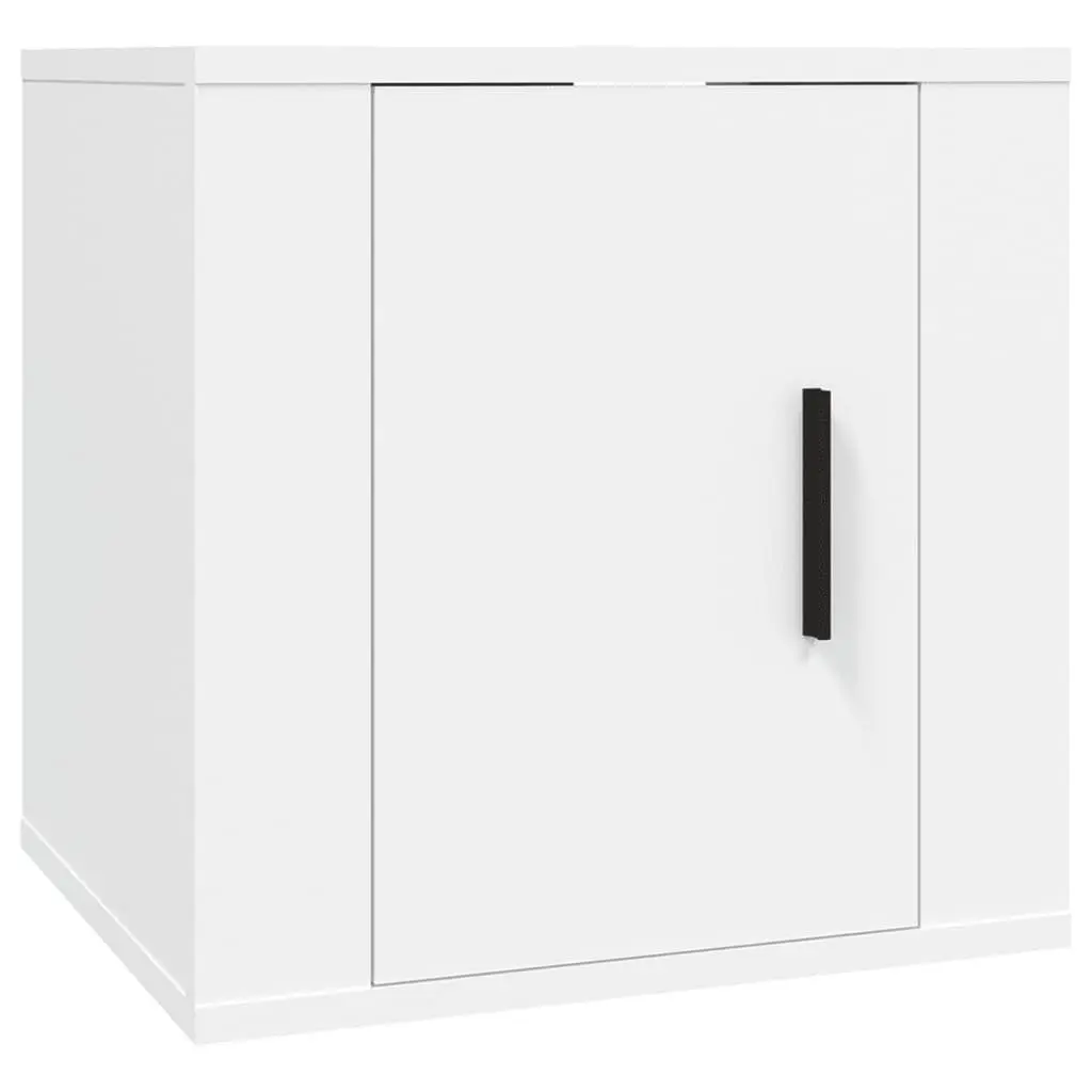 Wall Mounted TV Cabinet White 40x34.5x40cm
