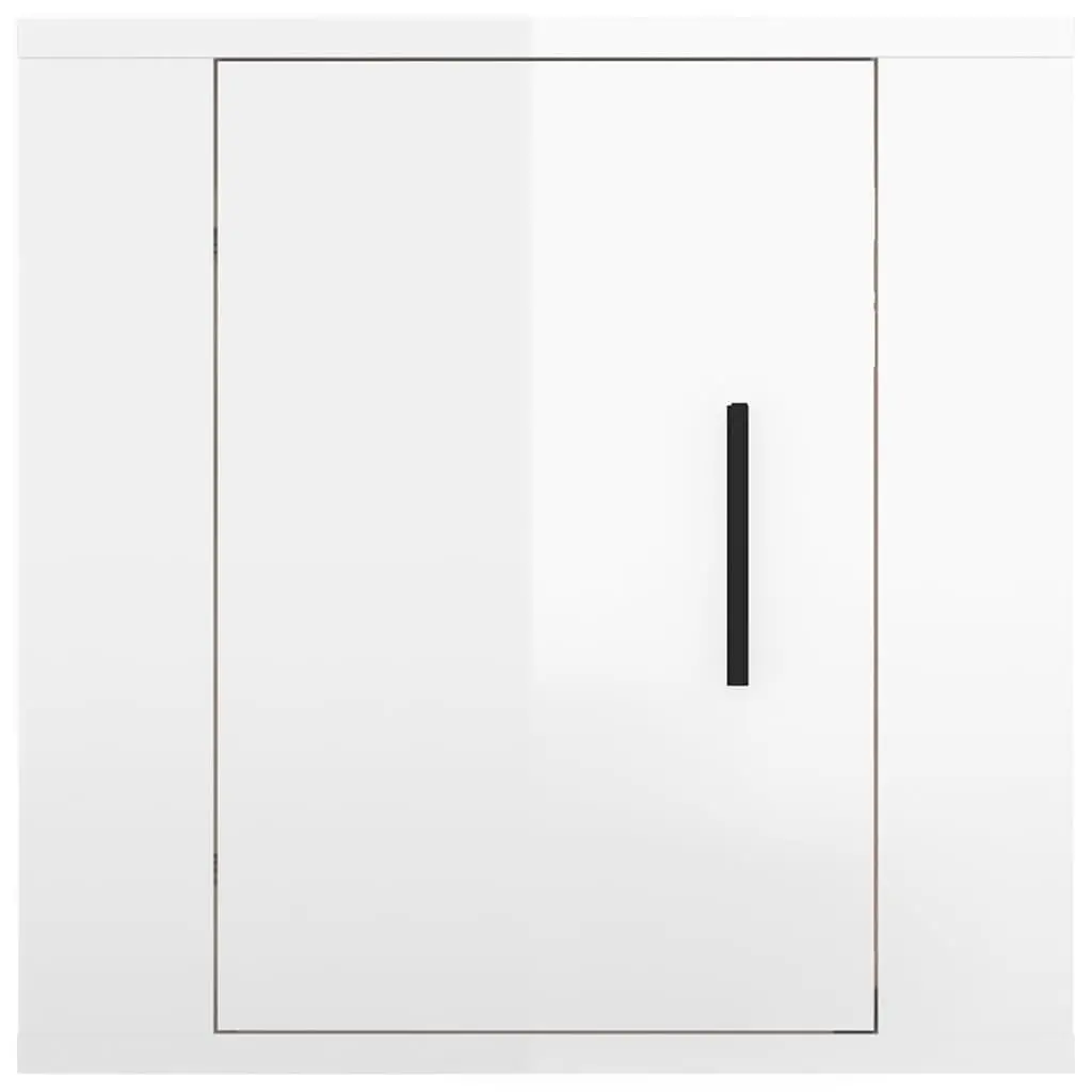 Wall Mounted TV Cabinet in White 40x34.5x40cm
