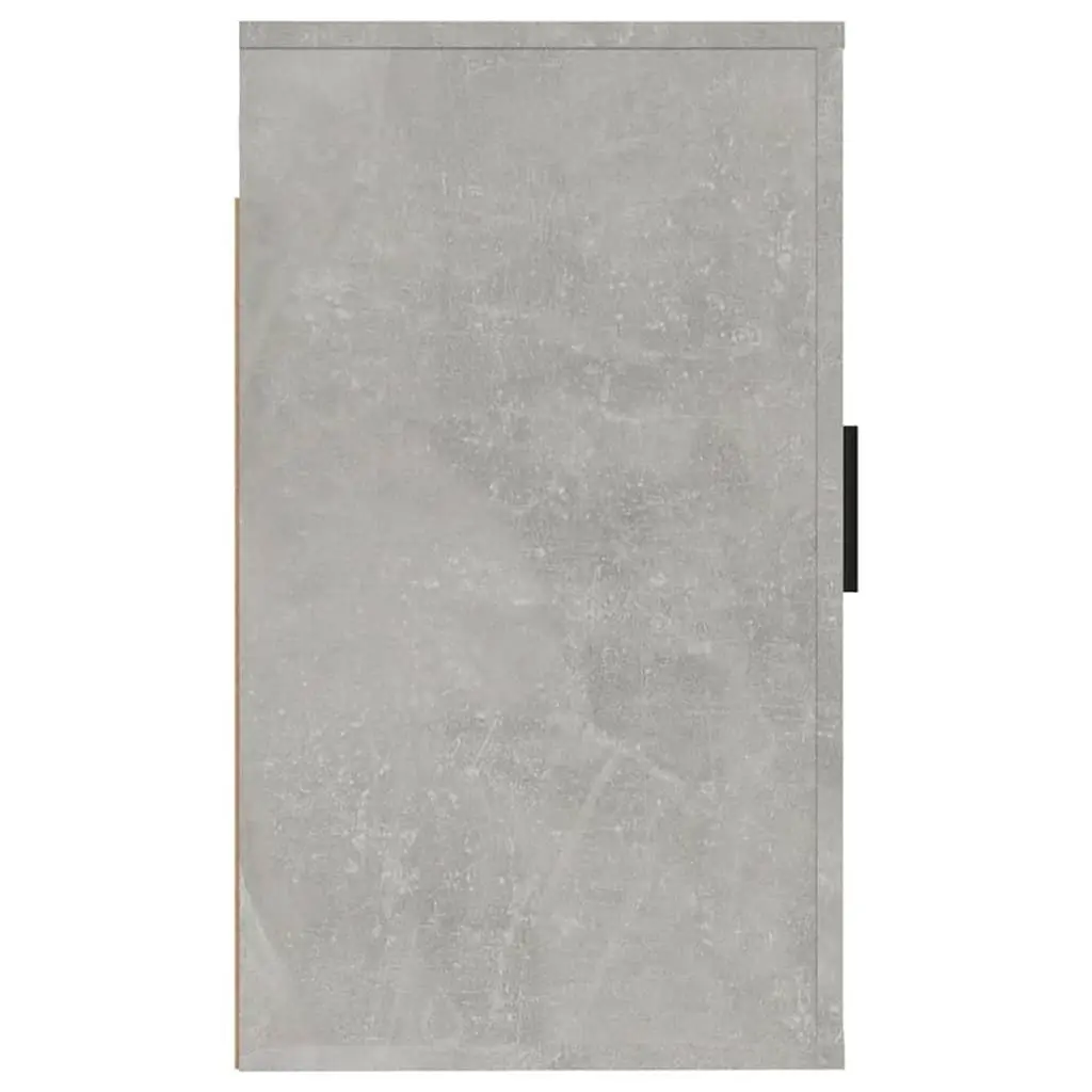 Wall Mounted TV Cabinet Grey Media Storage Unit Floating Shelf Organiser 40 x 34.5 x 60 cm
