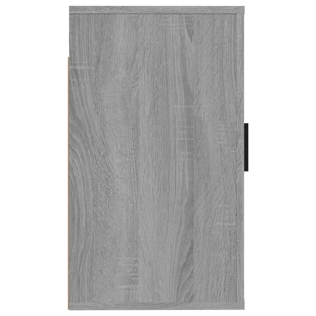 Wall Mounted TV Cabinet Grey Sonoma Storage Unit Media Display Organiser