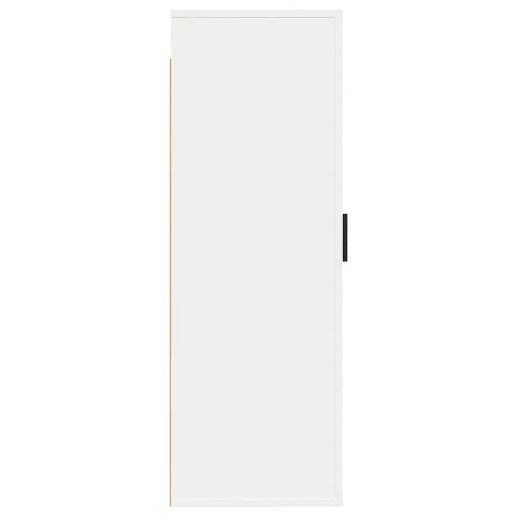 Wall Mounted TV Cabinet White Storage Unit Media Display Organiser 40x34.5x100cm