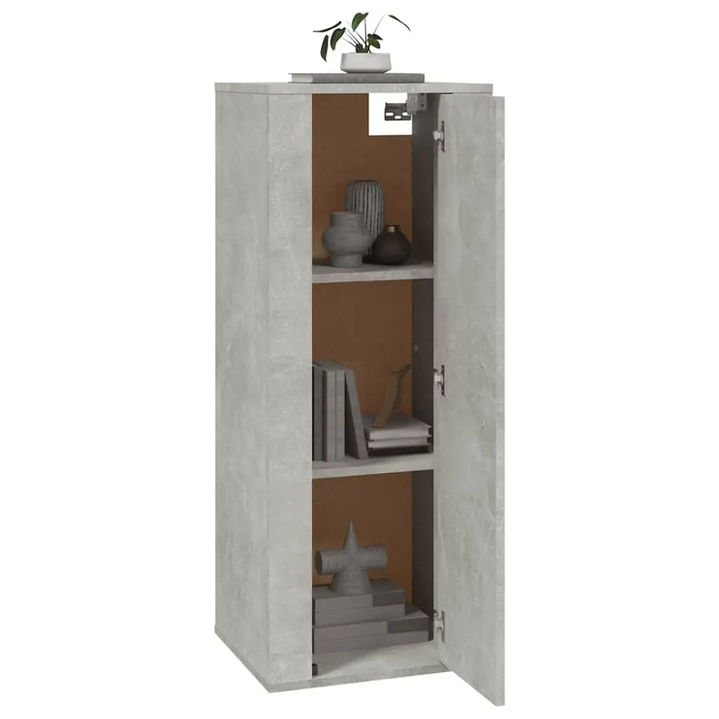 Wall Mounted TV Cabinet Grey 40x34.5x100cm